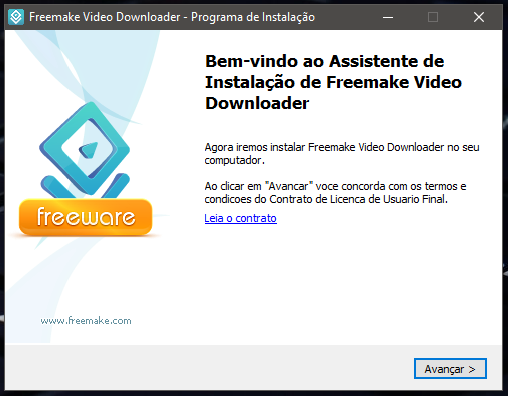 Freemake Video Downloader - Instalação