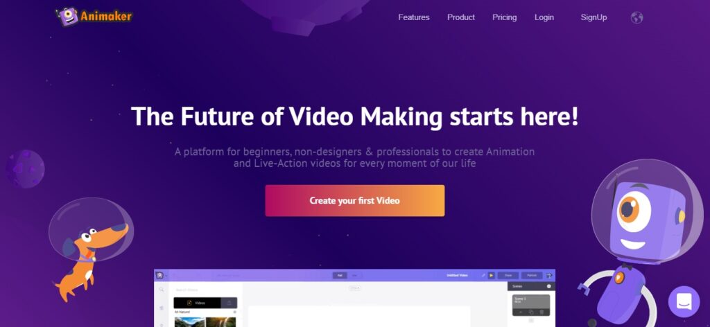 criar vídeos animados online grátis