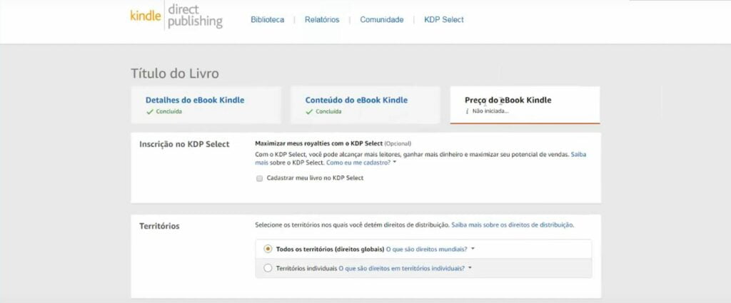 Como publicar um livro na Amazon Brasil - Foto 7