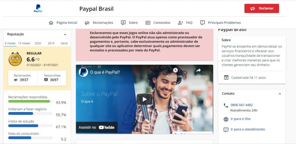 PayPal para receber pagamentos